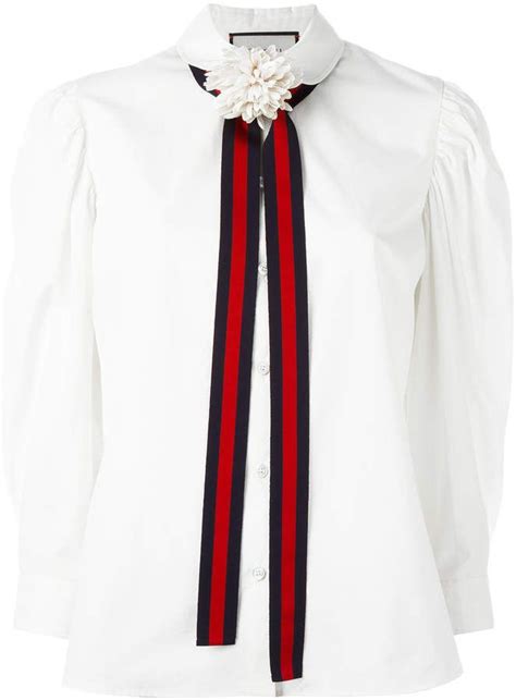 gucci blouse with bow replica|gucci t shirt real.